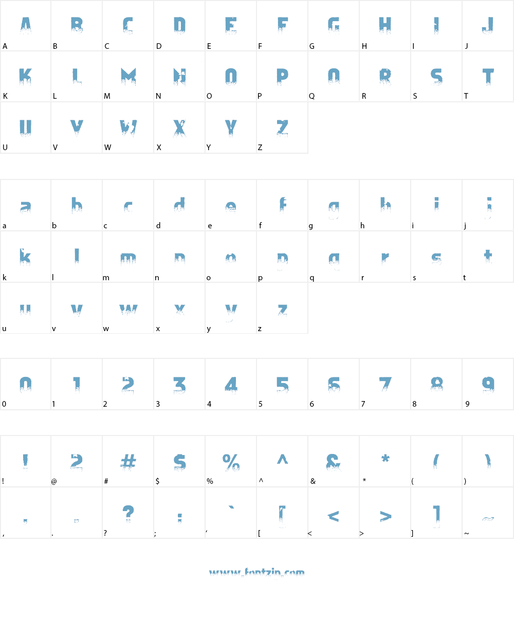 Apostate Cancer Font Character